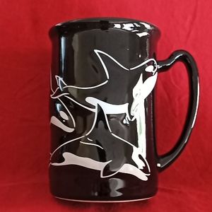 Washington Dolphin 3D Art Coffee Or Tea Mug. 5"Tall - 4"Wide.